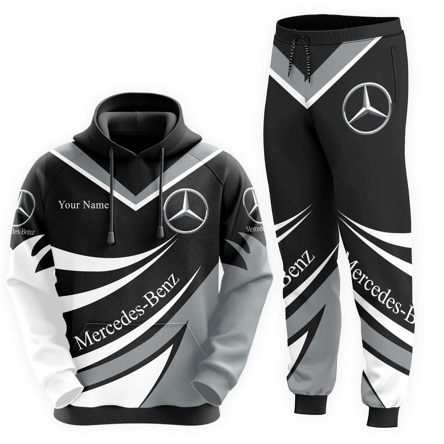 Personalized Merc Layer 3D All over Printed Hoodie and Sweatpants set