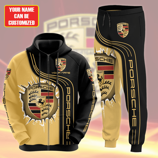 Personalized Pors 3D All over Printed Hoodie and Sweatpants set