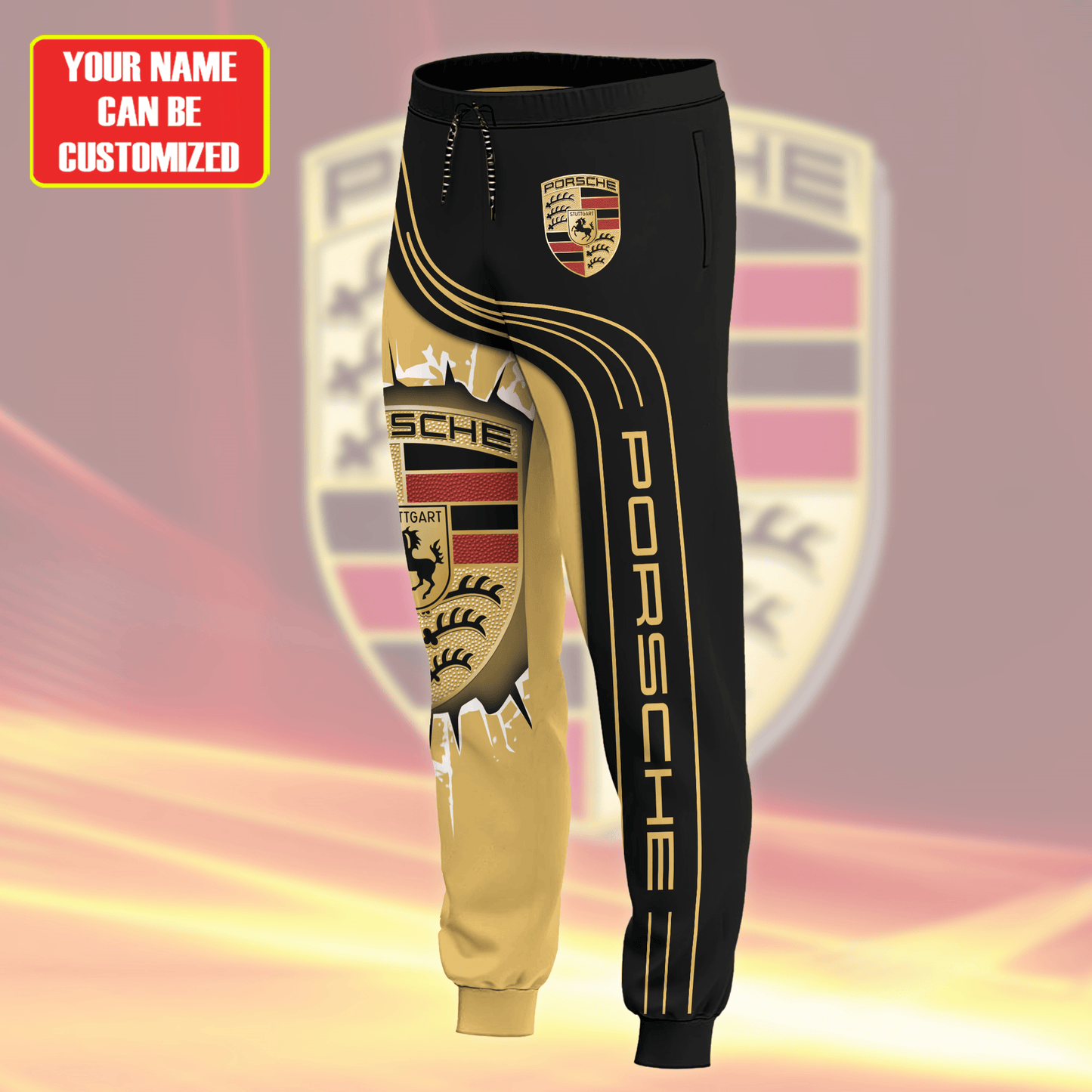 Personalized Pors 3D All over Printed Hoodie and Sweatpants set