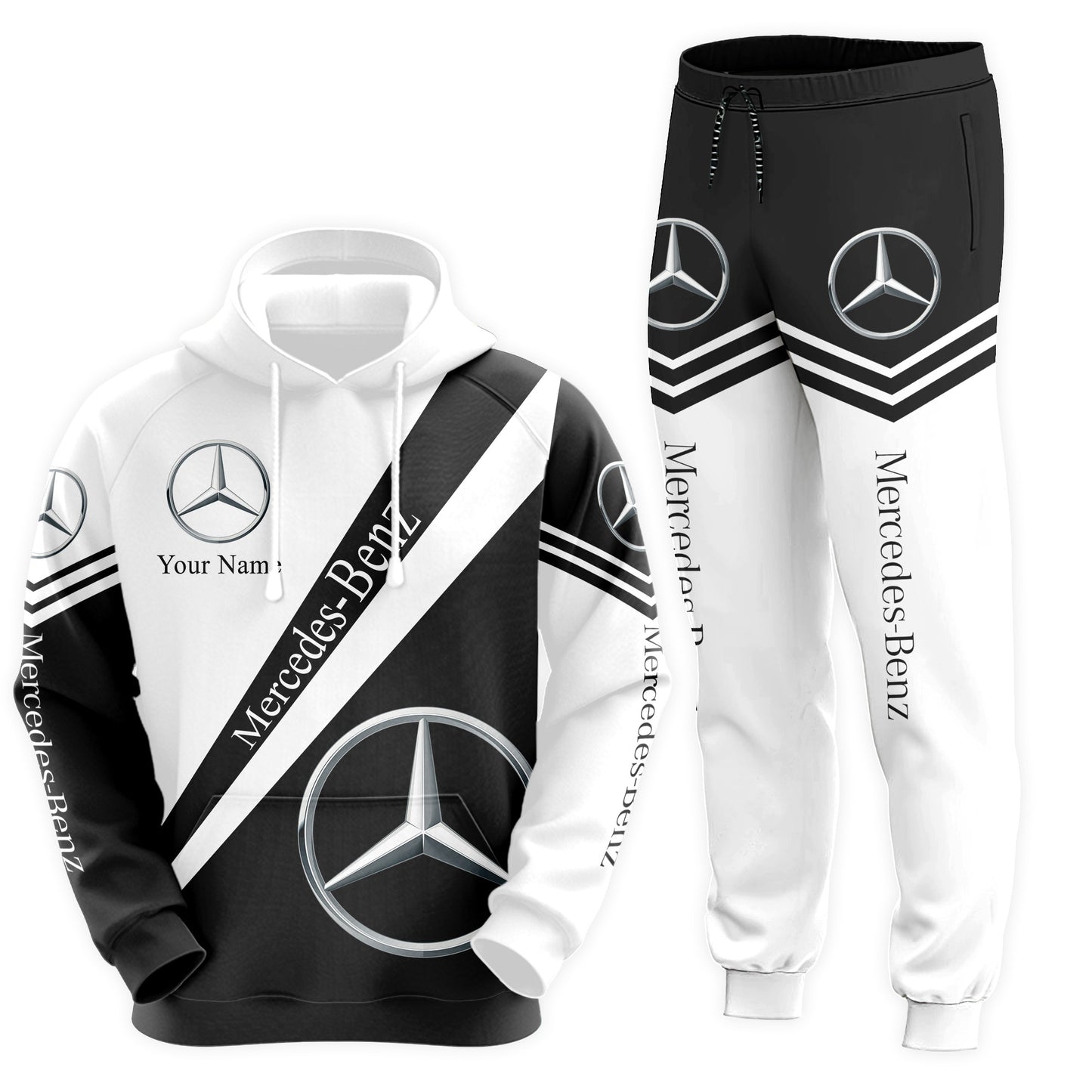 Personalized Merc 3D All over Printed Hoodie and Sweatpants set