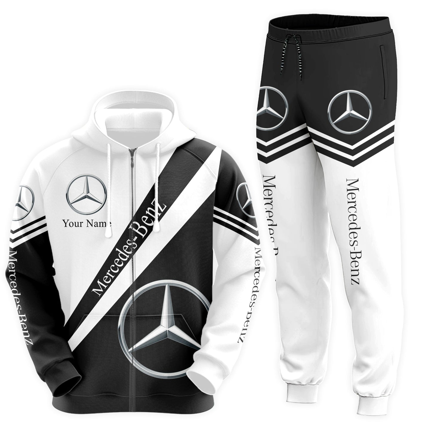 Personalized Merc 3D All over Printed Hoodie and Sweatpants set