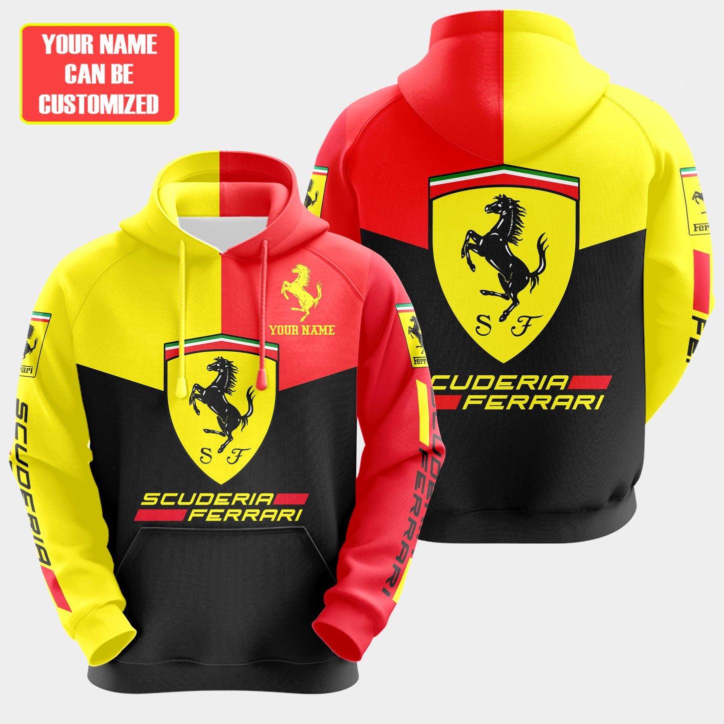 Personalized SF Premium All over Printed Hoodie and Sweatpants set