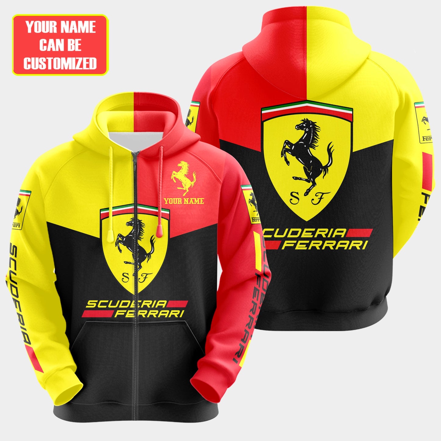 Personalized SF Premium All over Printed Hoodie and Sweatpants set