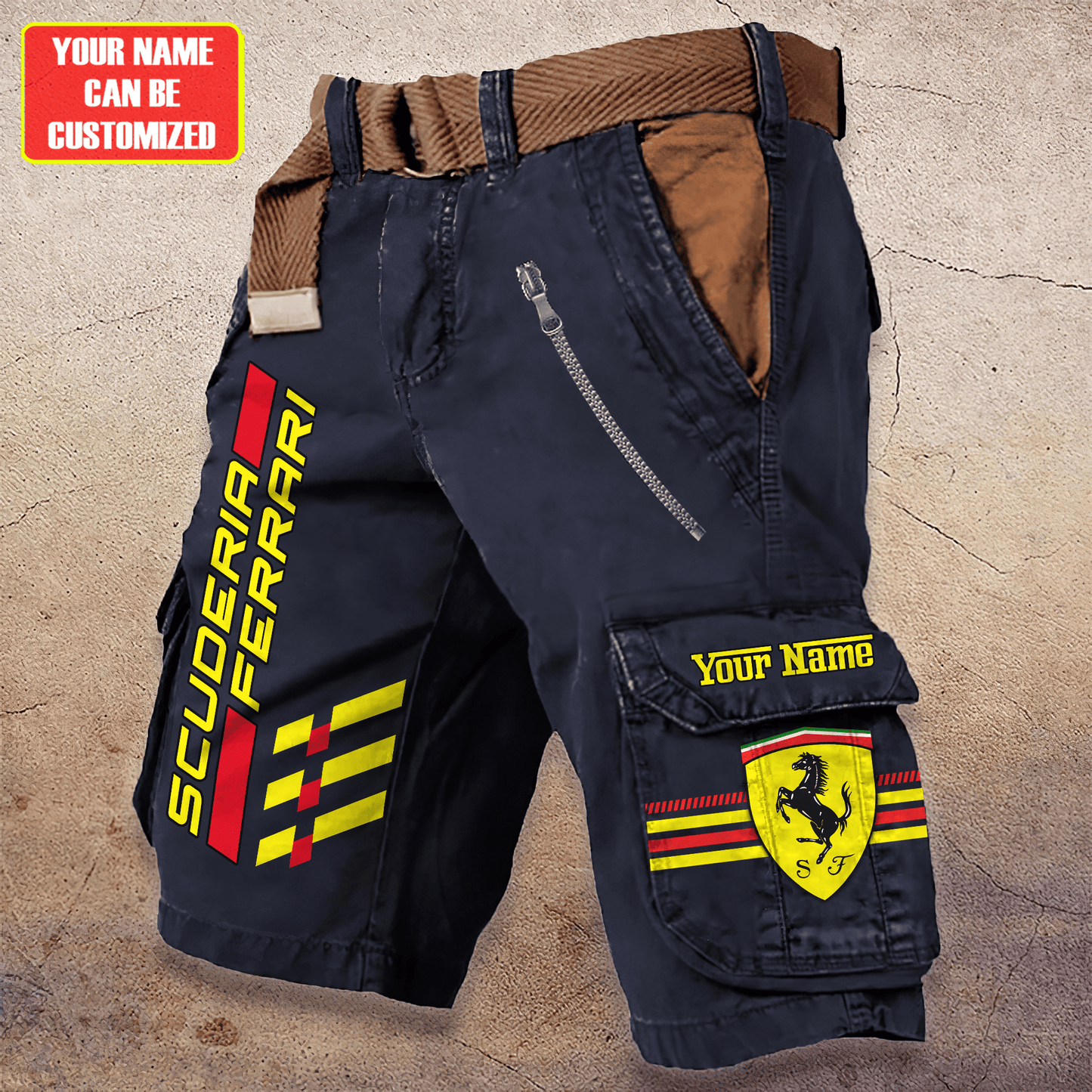 Personalized SF Tactical Cargo Shorts