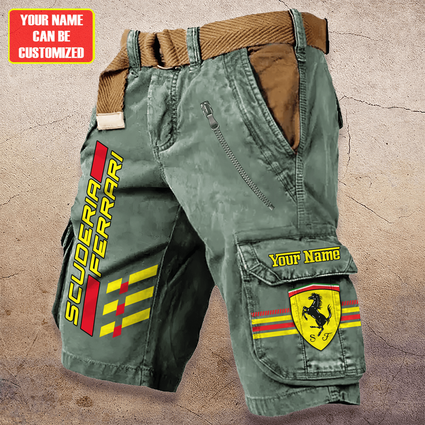 Personalized SF Tactical Cargo Shorts
