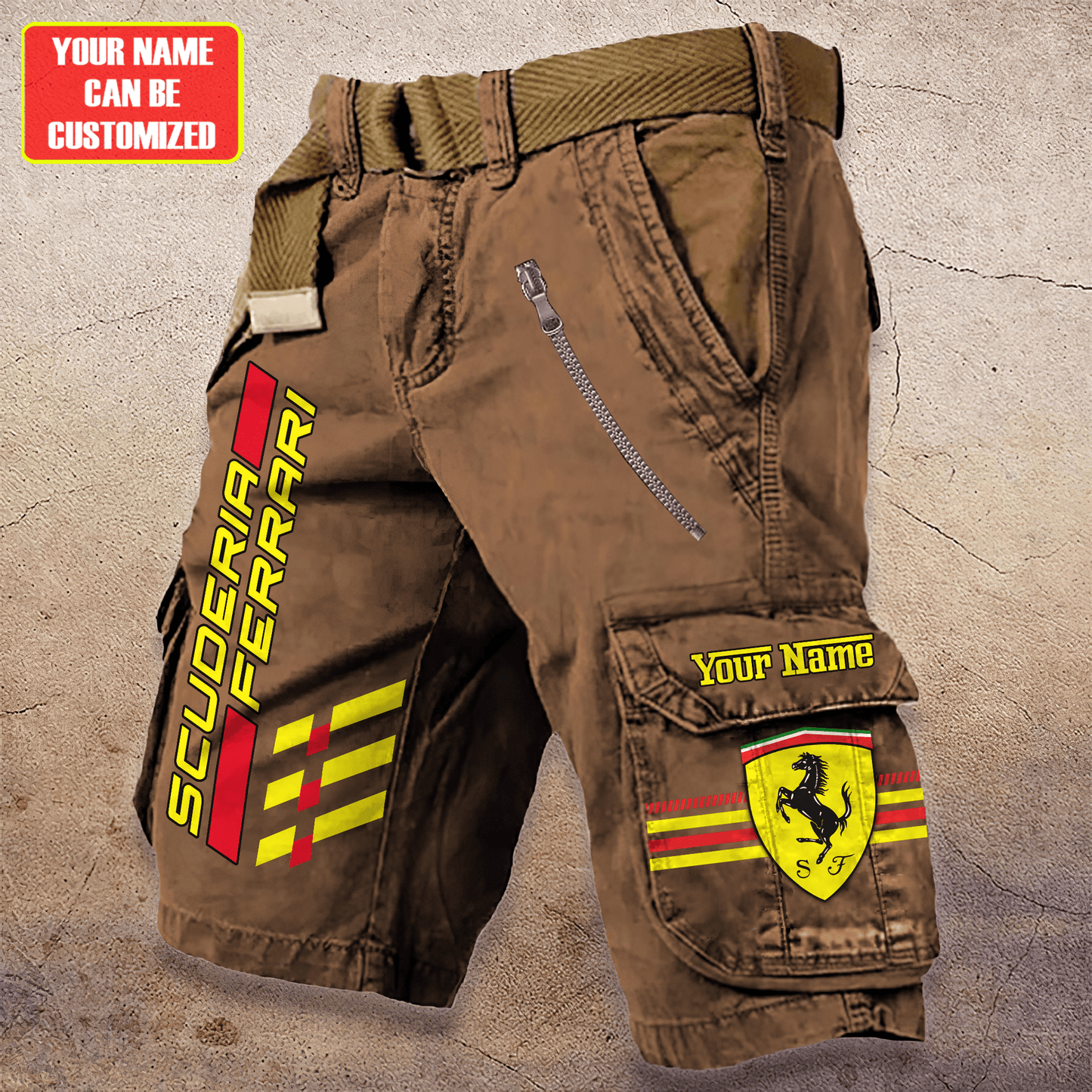 Personalized SF Tactical Cargo Shorts