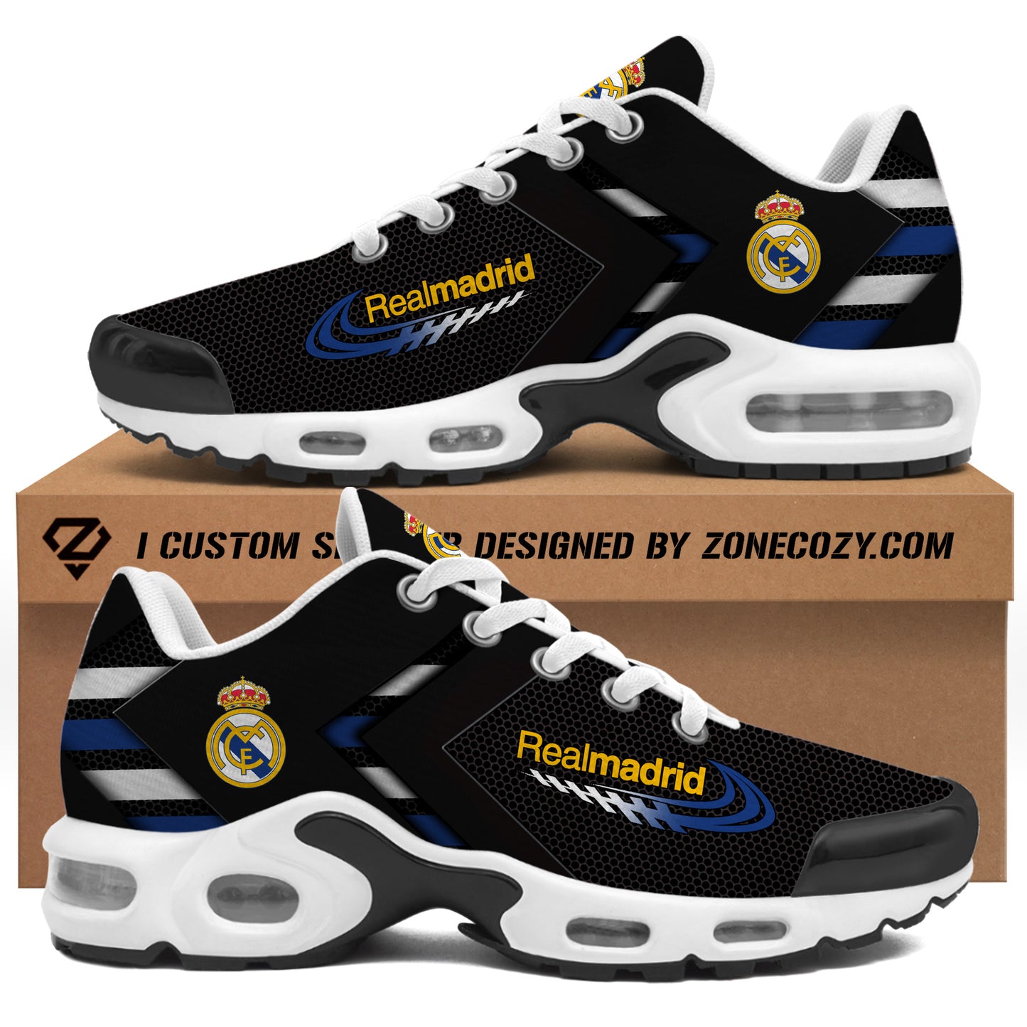 Personalized Real Madrid Sport Air Cushion Sneaker V5