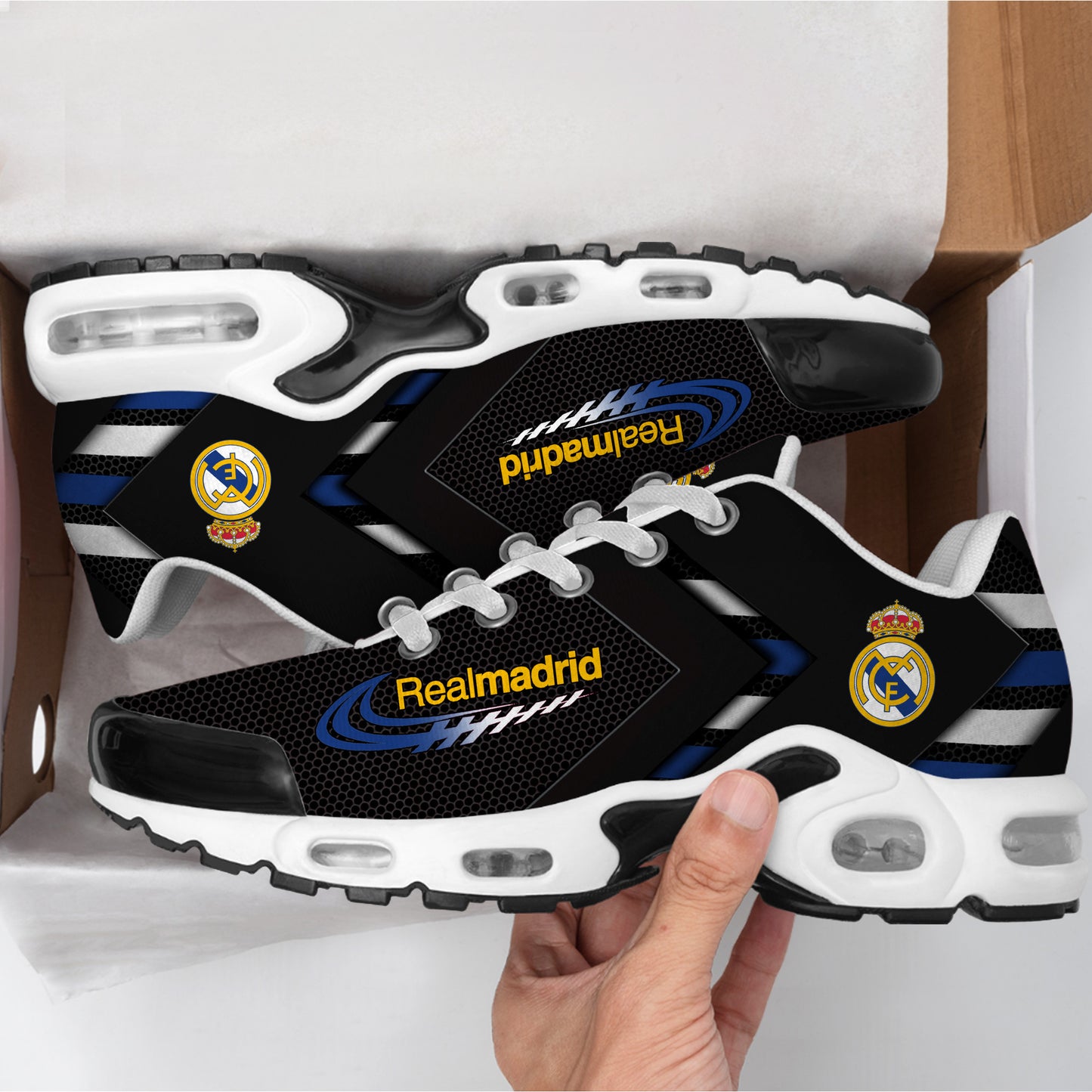 Personalized Real Madrid Sport Air Cushion Sneaker V5