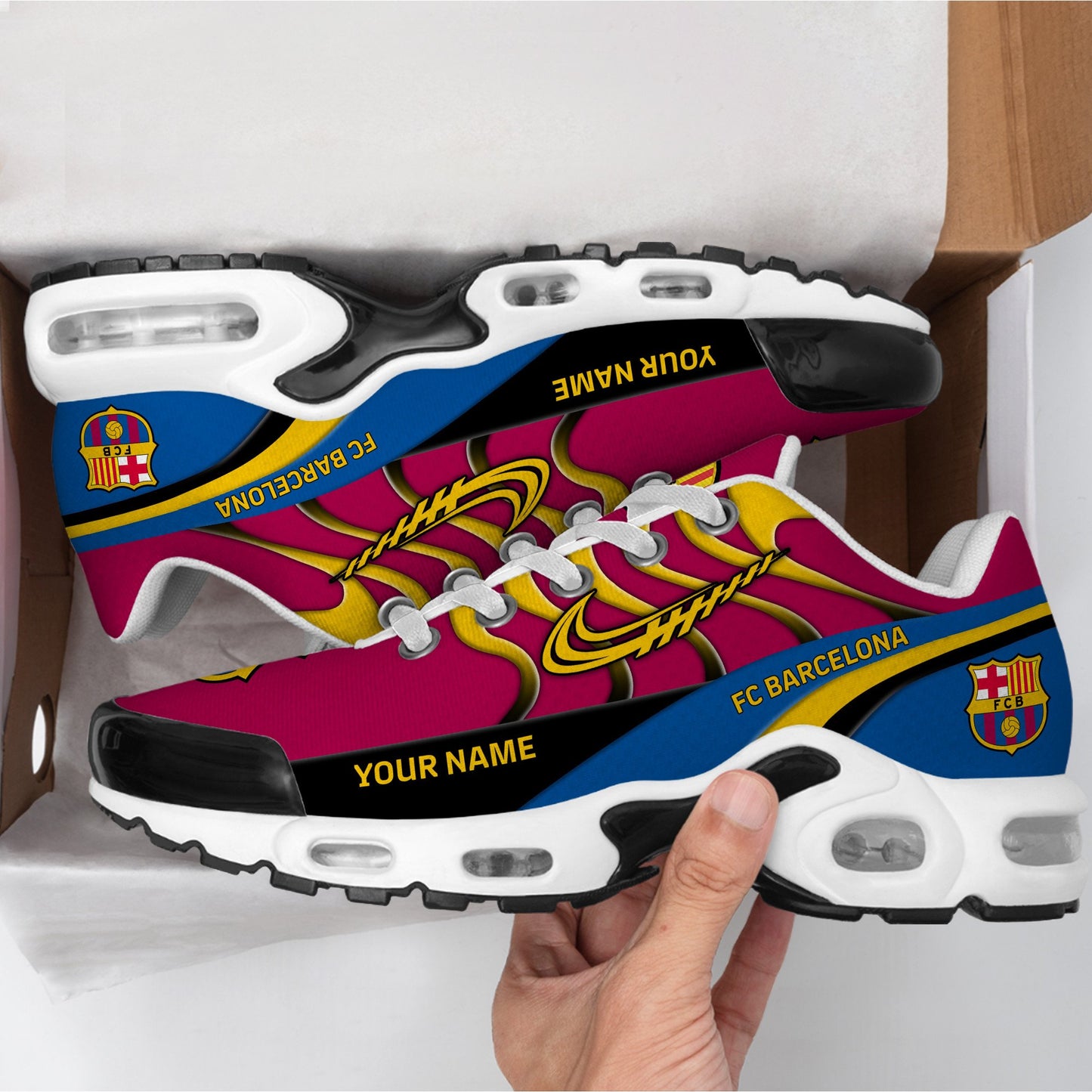 Personalized Barcelona Sport Air Cushion Sneaker V10