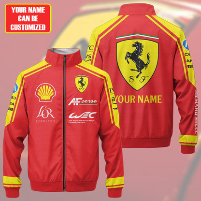Personalized SF Corse Zipper Stand Collar Jacket 3D