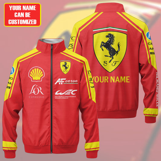 Personalized SF Corse Zipper Stand Collar Jacket 3D