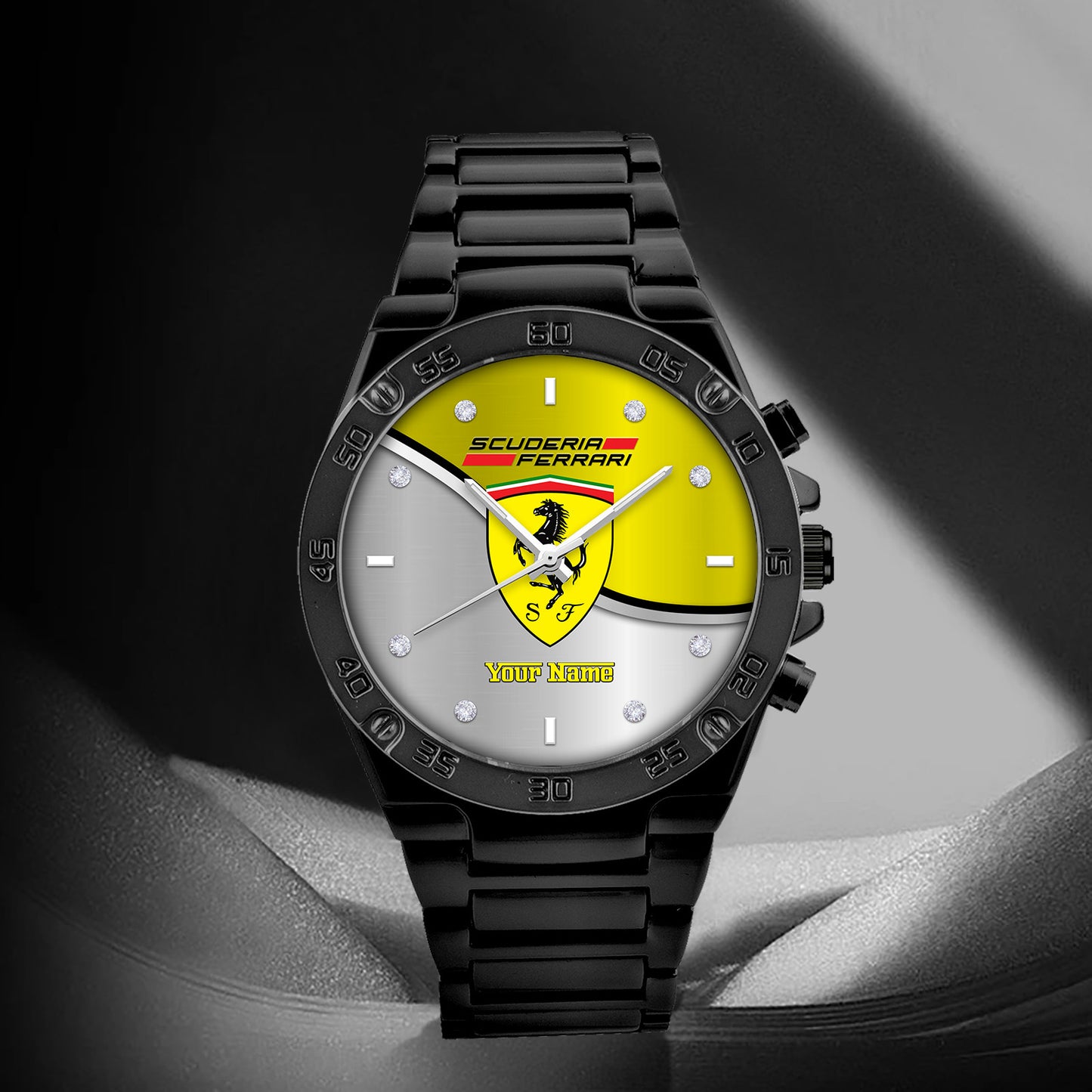 Personalized S.F Luxury Dial Steel Watch