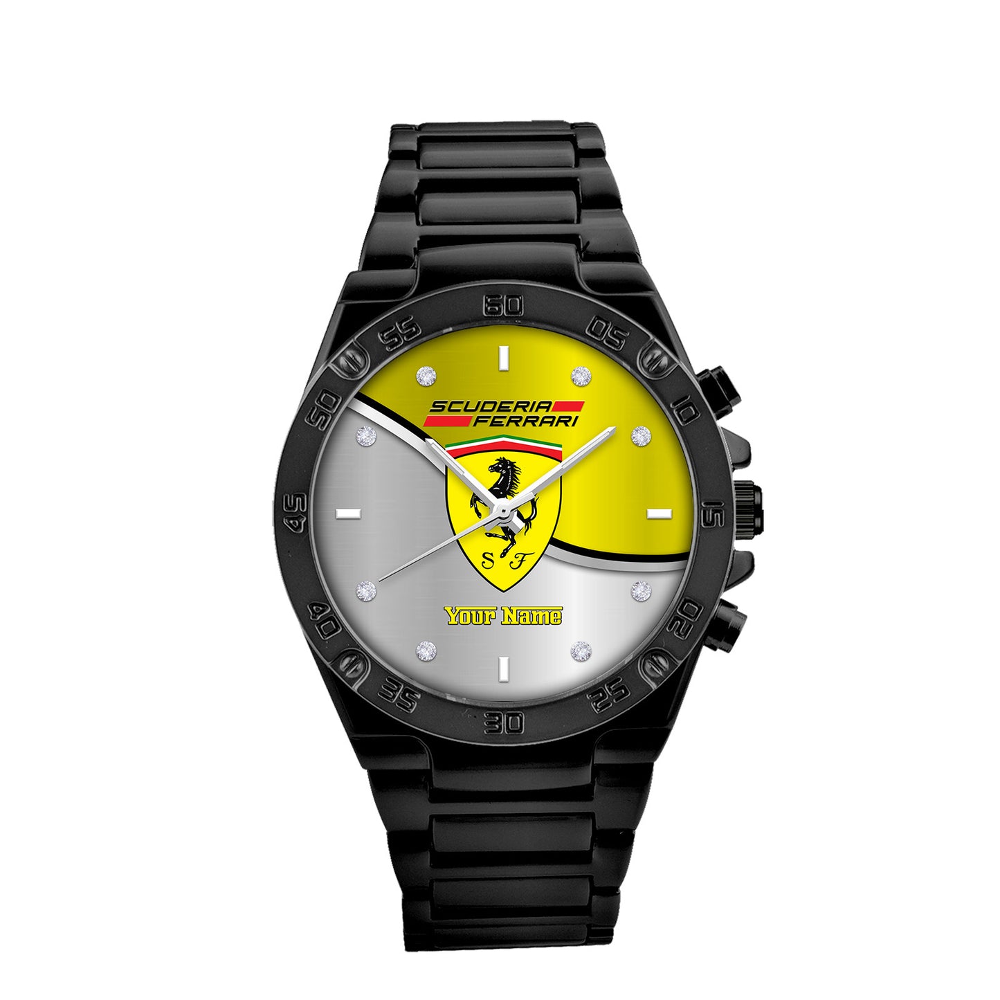 Personalized S.F Luxury Dial Steel Watch