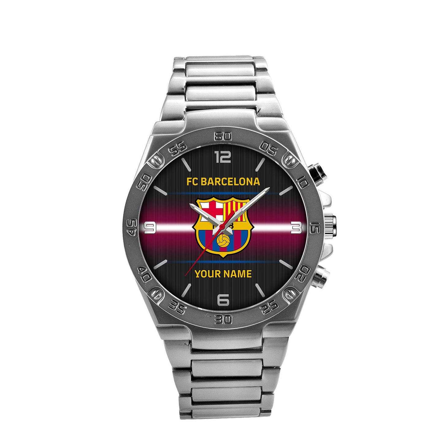 Personalized Barcelona Sport Dial Steel Watch