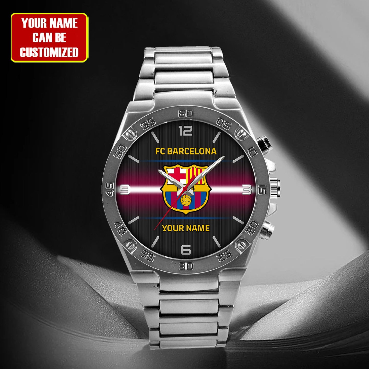 Personalized Barcelona Sport Dial Steel Watch