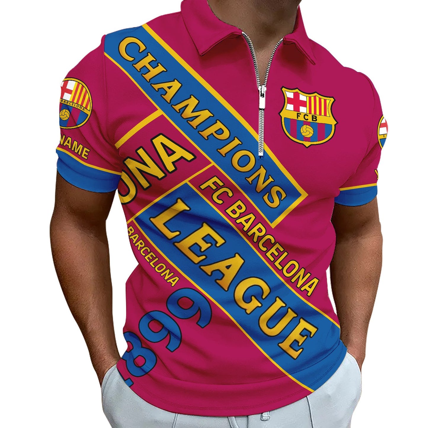 Personalized Barcelona 3D Full Printing Set , Barcelona Shirt , Hoodie , Short , Polo ,hawaii V11