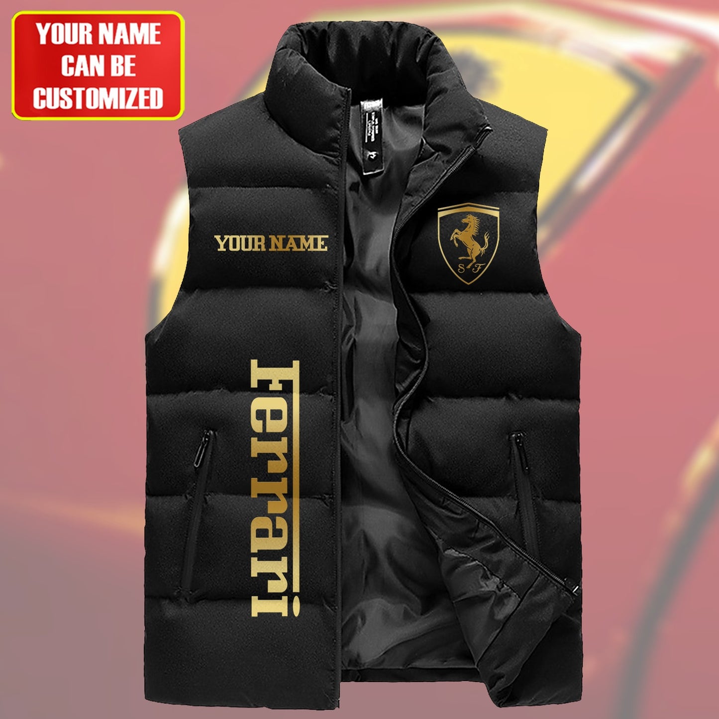 SF Luxury Sleeveless Windproof Puffer Jacket Q170401