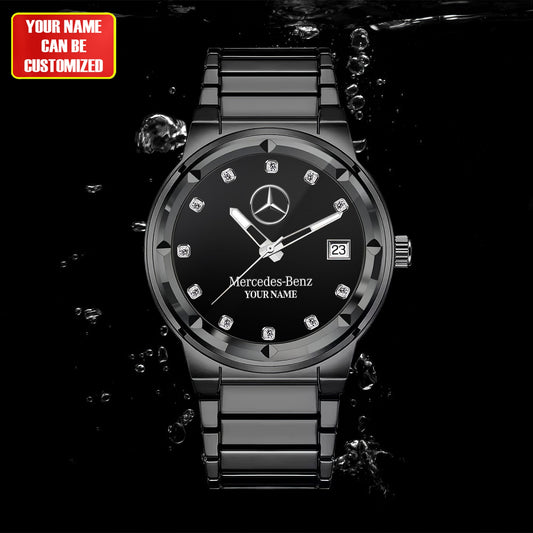 Personalized Merc Steel Quartz Watch