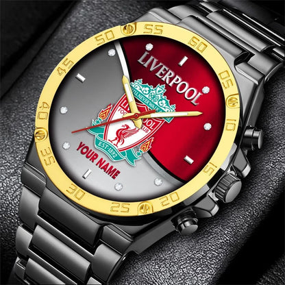 Personalized Liverpool Sport Dial Steel Watch