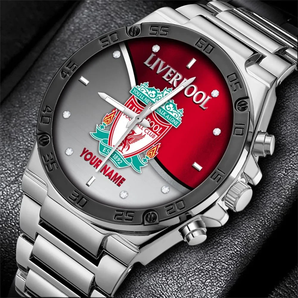 Personalized Liverpool Sport Dial Steel Watch