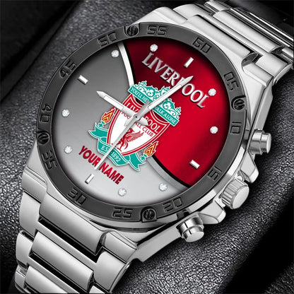 Personalized Liverpool Sport Dial Steel Watch