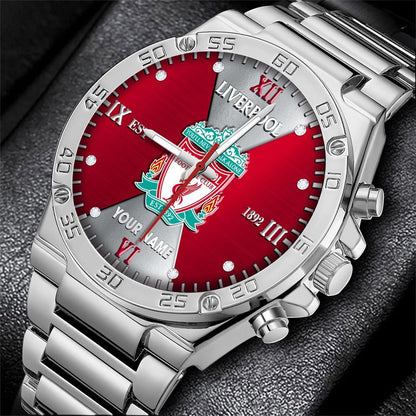 Personalized Liverpool Sport Dial Steel Watch V2
