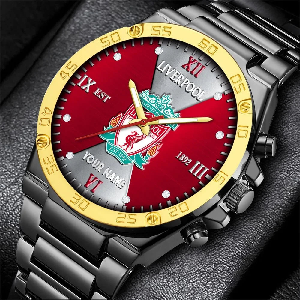 Personalized Liverpool Sport Dial Steel Watch V2