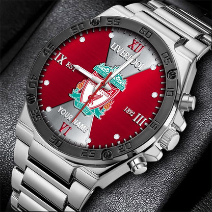 Personalized Liverpool Sport Dial Steel Watch V2