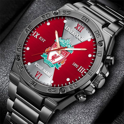 Personalized Liverpool Sport Dial Steel Watch V2
