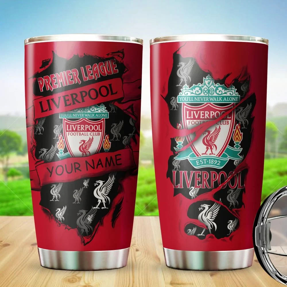 Personalized Liverpool Q4 Stainless Tumbler 20oz 30oz Cup