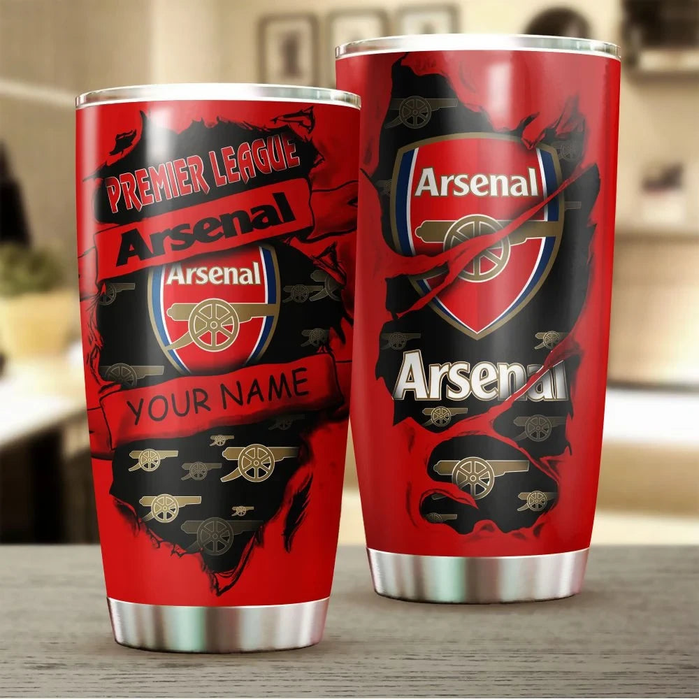 Personalized Arsenal Q4 Stainless Tumbler 20oz 30oz Cup