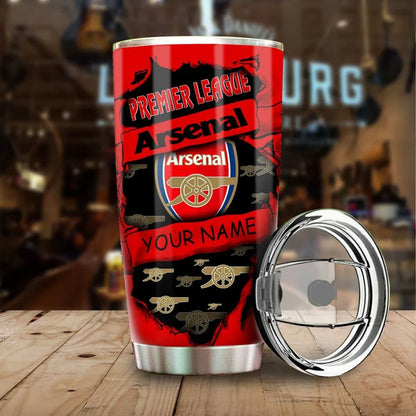 Personalized Arsenal Q4 Stainless Tumbler 20oz 30oz Cup