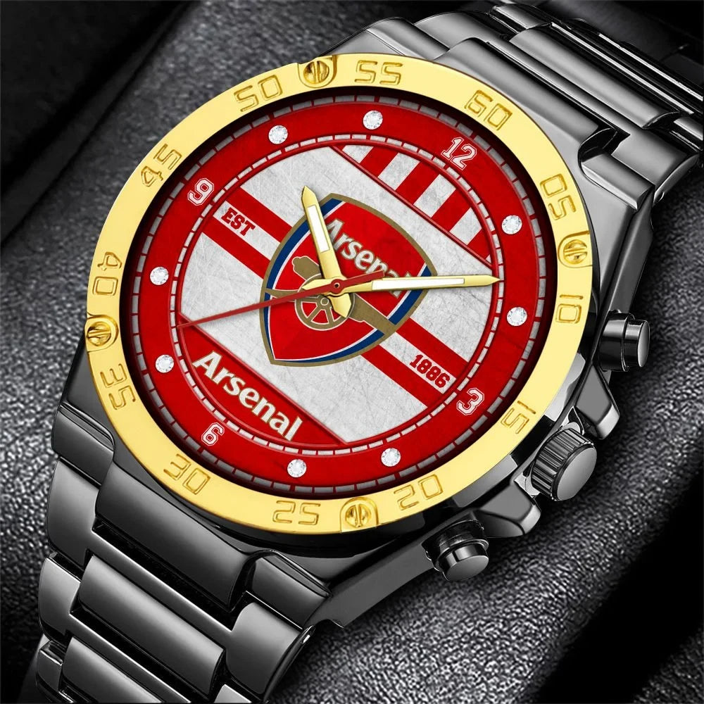 Arsenal Dial Steel Watch