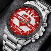 Arsenal Dial Steel Watch