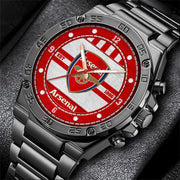 Arsenal Dial Steel Watch