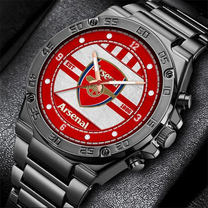 Arsenal Dial Steel Watch