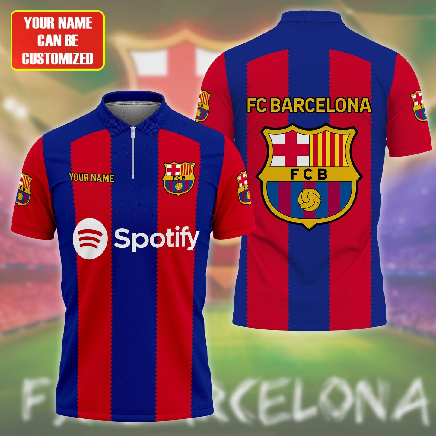 Personalized Barcelona 3D Full Printing Set , Barcelona Shirt , Hoodie , Short , Polo ,hawaii V12