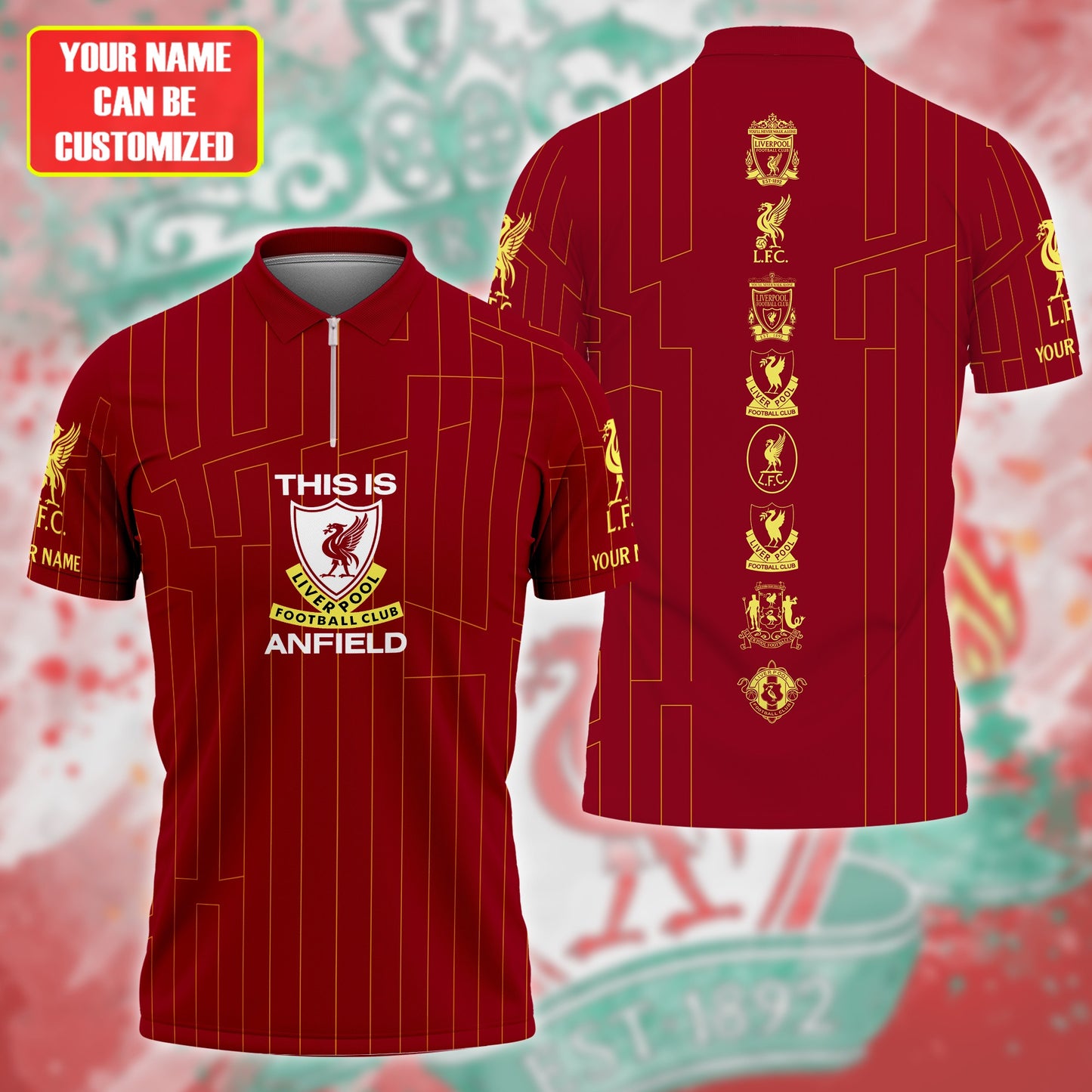 Personalized Liverpool 3D Full Printing Set , Liverpool Shirt , Hoodie , Short , Polo ,hawaii V19