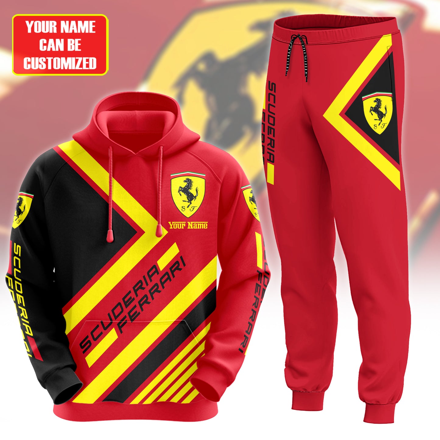 Personalized SF 3D All over Printed Hoodie and Sweatpants set V14