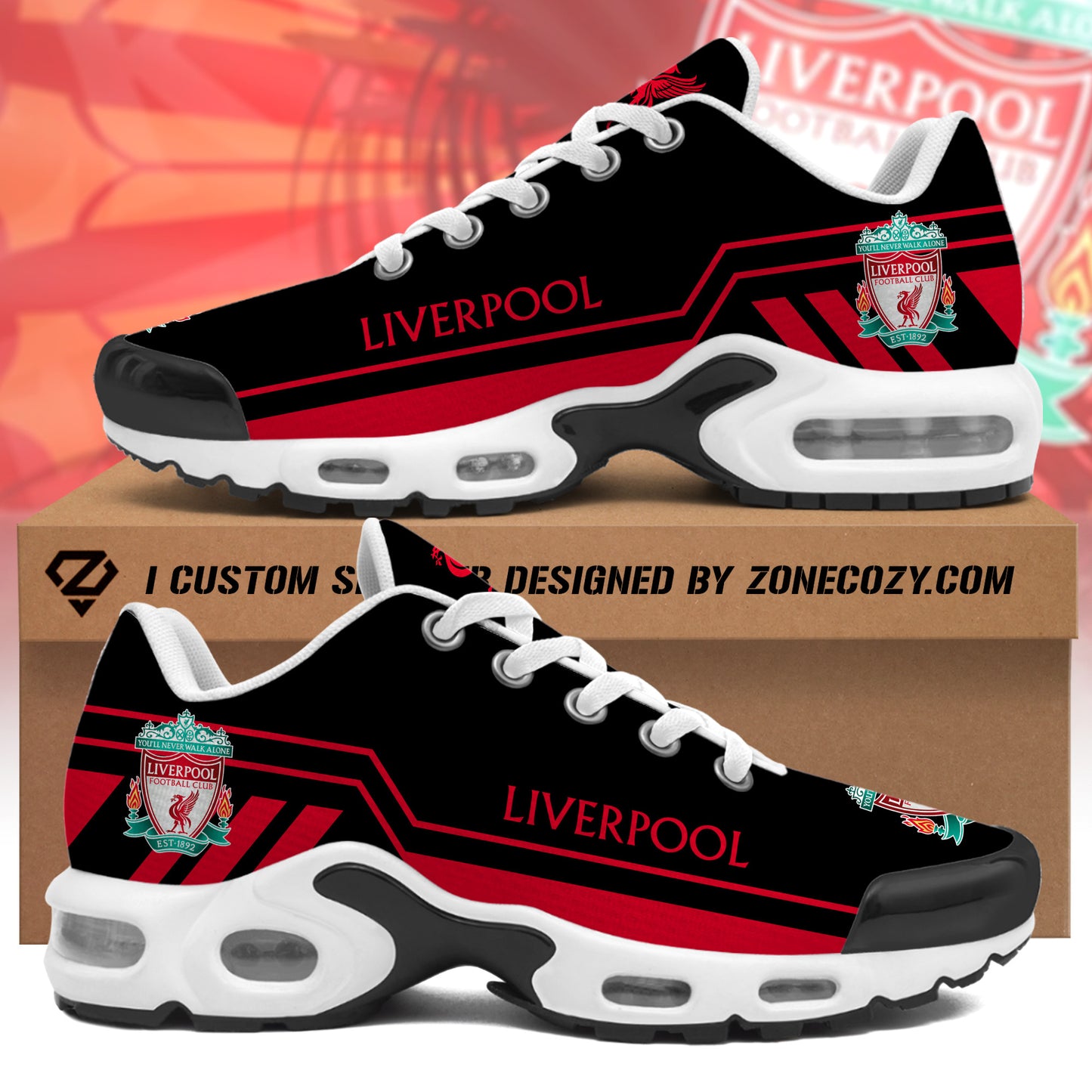 Personalized Liverpool Air Cushion Sneaker V7