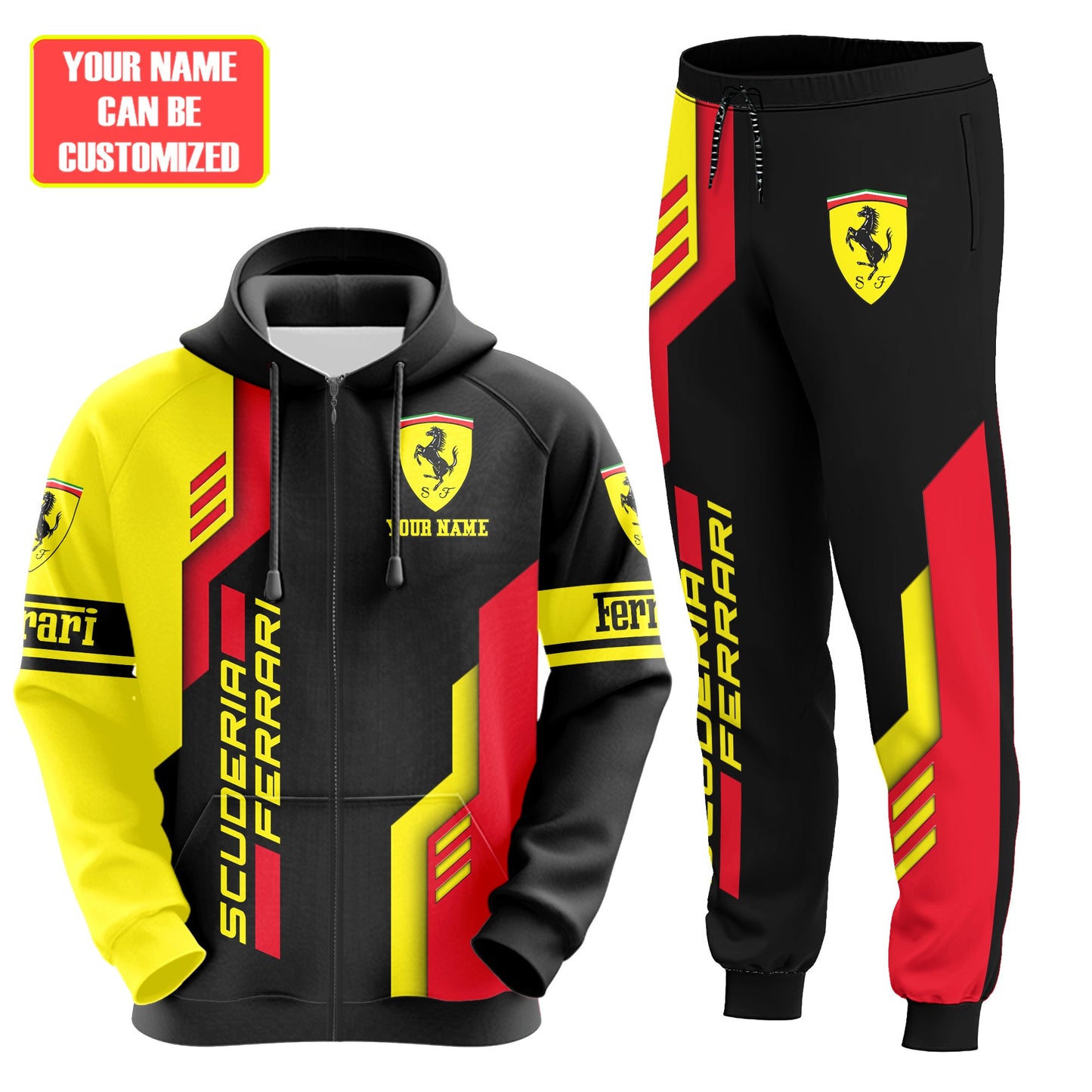 Personalized SF Q14 3D All over Printed Hoodie and Sweatpants set