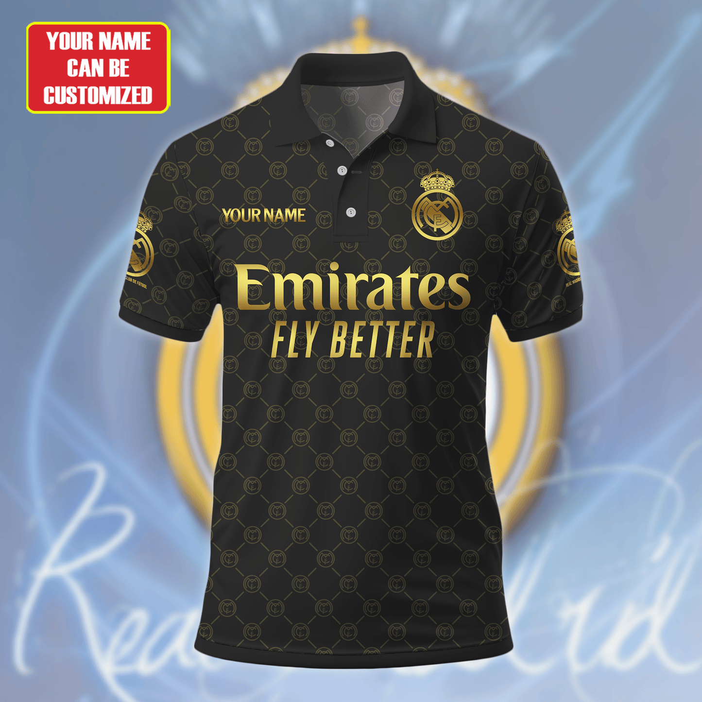 Personalized Real Madrid 3D Full Printing Set , Real Madrid Shirt , Hoodie , Short , Polo ,hawaii V12