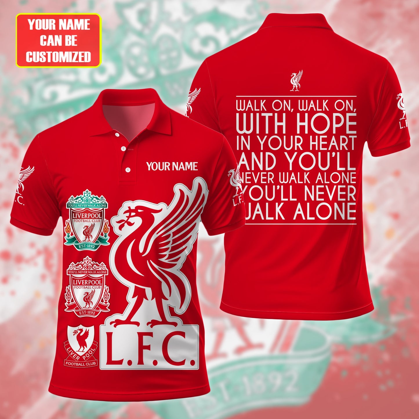 Personalized Liverpool 3D Full Printing Set , Liverpool Shirt , Hoodie , Short , Polo ,hawaii