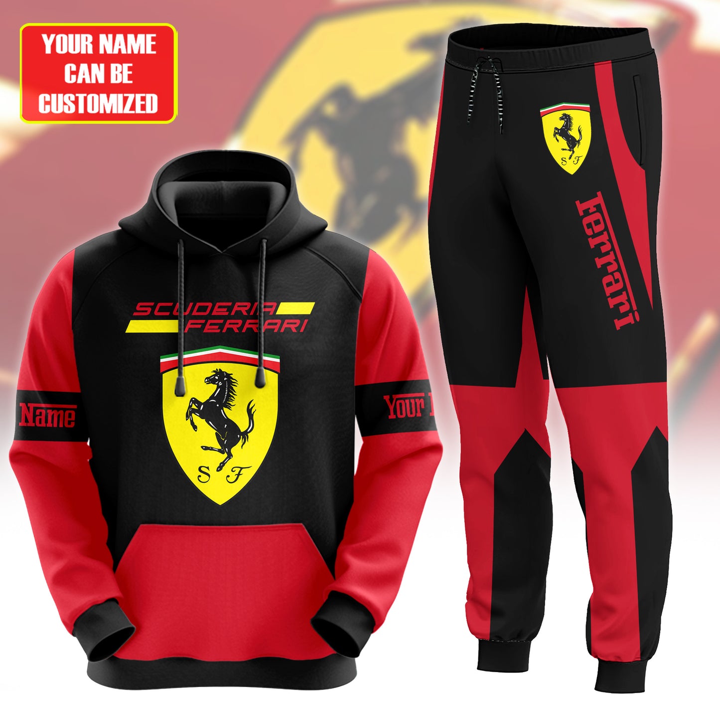 Personalized SF 3D All over Printed Hoodie and Sweatpants set V15
