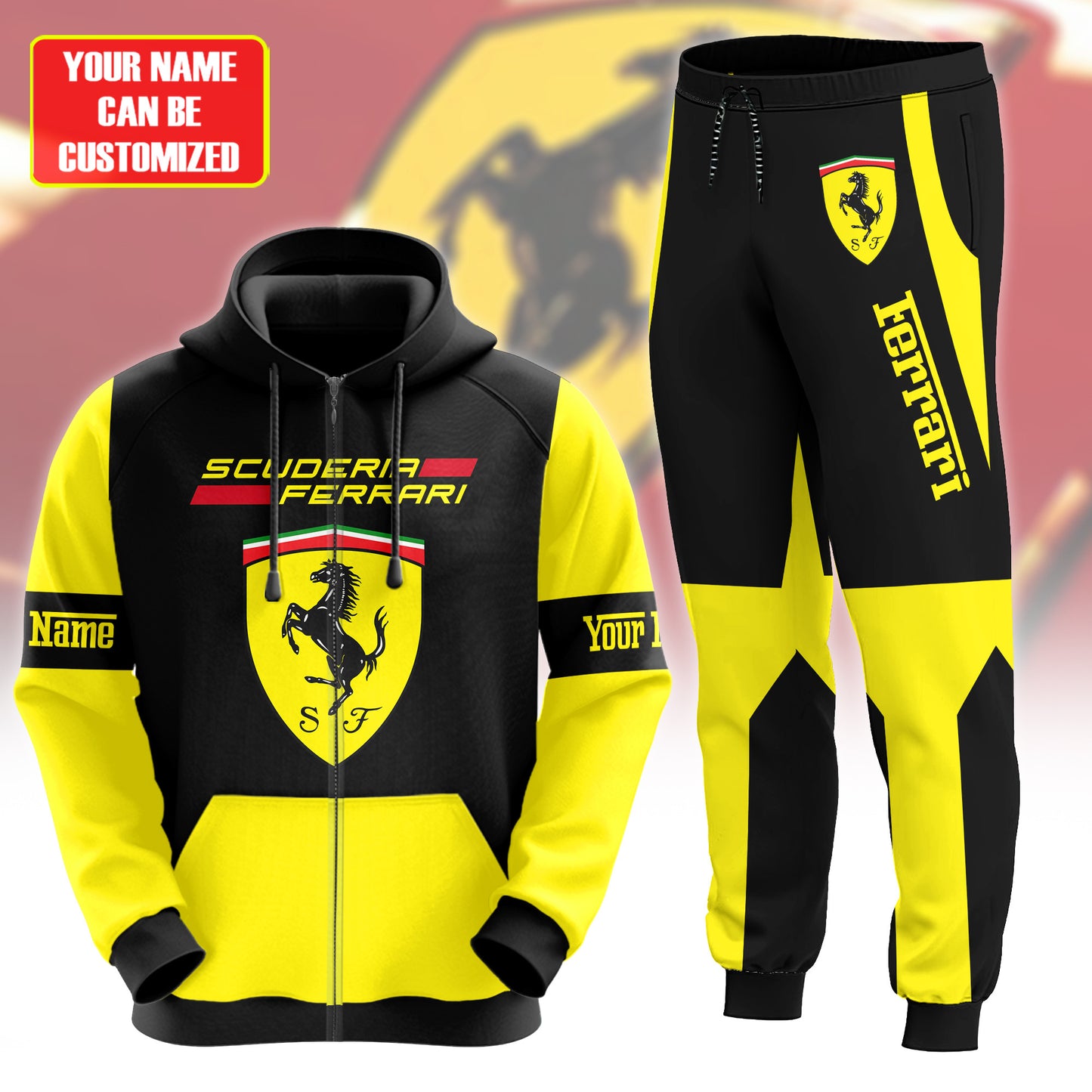 Personalized SF 3D All over Printed Hoodie and Sweatpants set V15