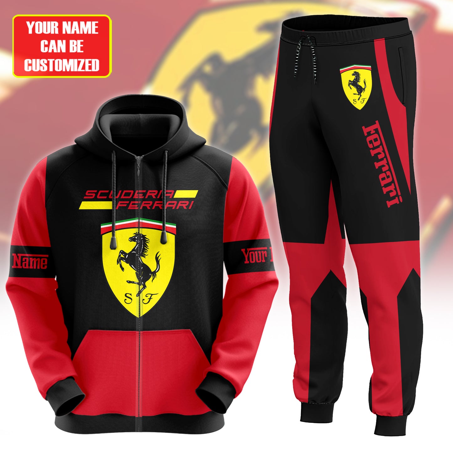 Personalized SF 3D All over Printed Hoodie and Sweatpants set V15