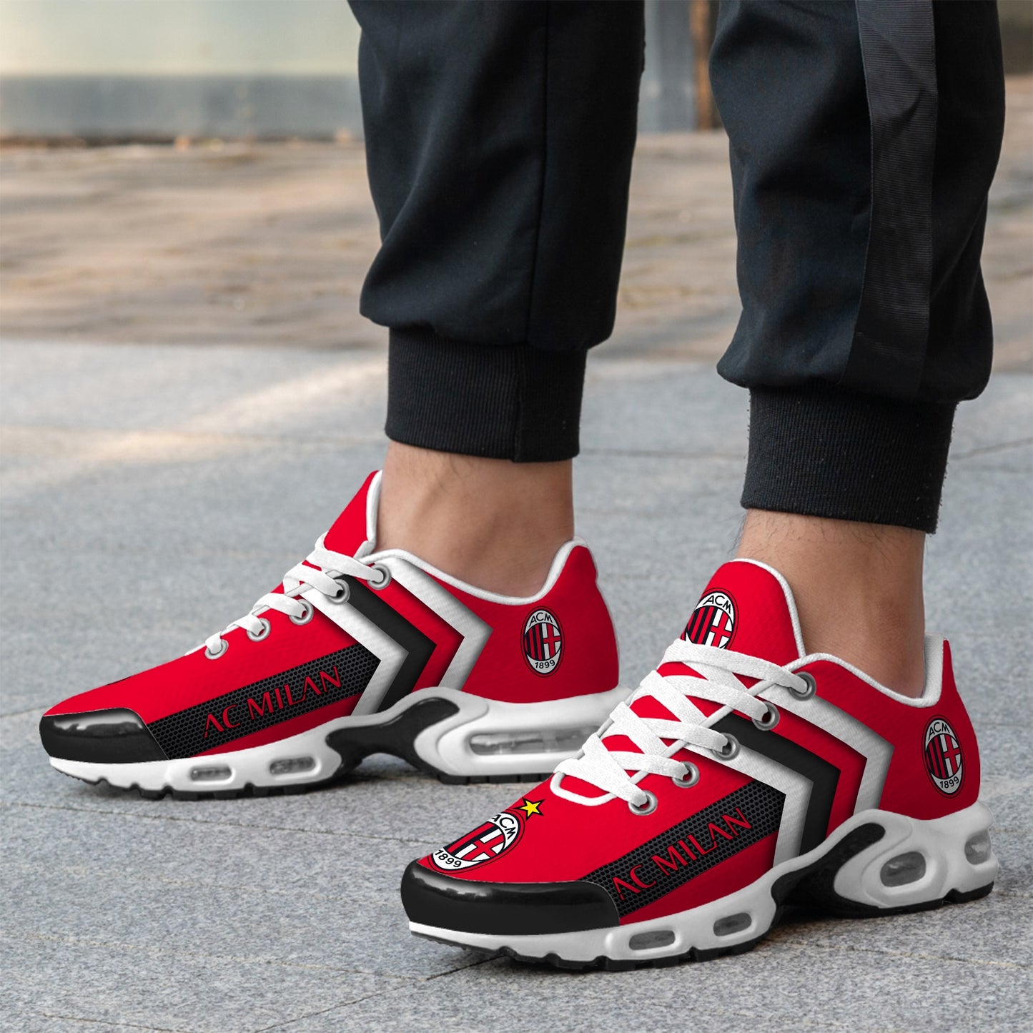 Personalized AC Milan Air Cushion Sneaker