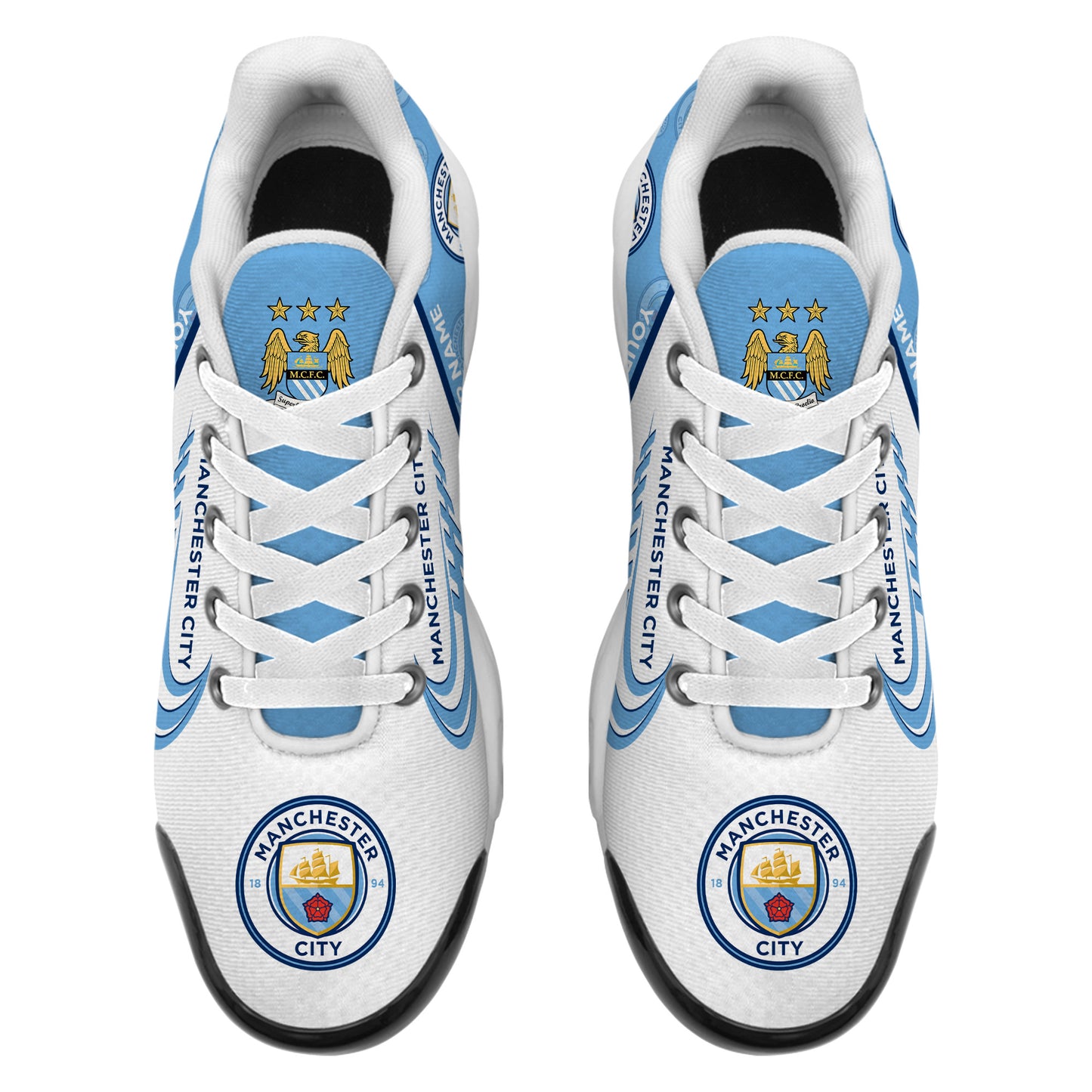 Personalized Manchester City Air Cushion Sneaker