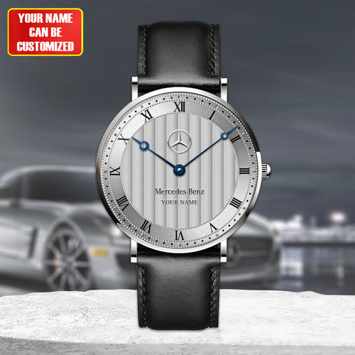 Personalized Merc Fleurier Quartz Leather Watch