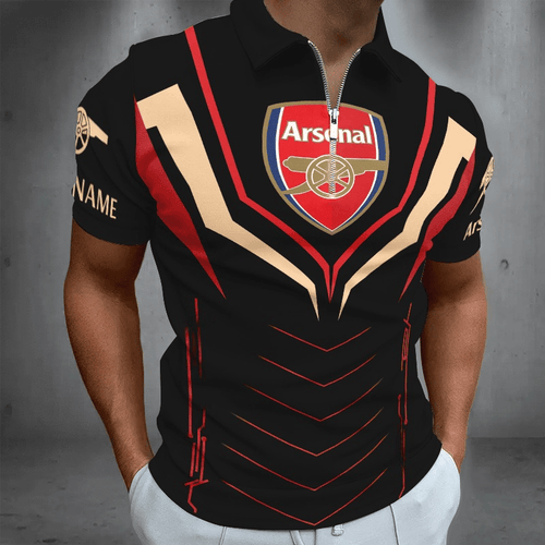 Personalized Arsenal 3D Full Printing Set , Arsenal Shirt , Zipper Polo, Hoodie , Short , Polo ,hawaii